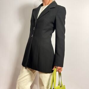 90s Vintage Bebe Black Blazer - Size 6